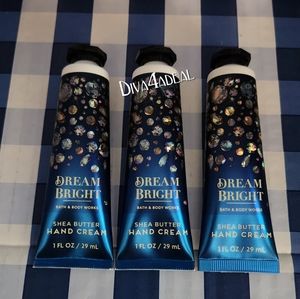 3x Bath & Body Works Dream Bright Mini/Travel Hand Cream Bundle